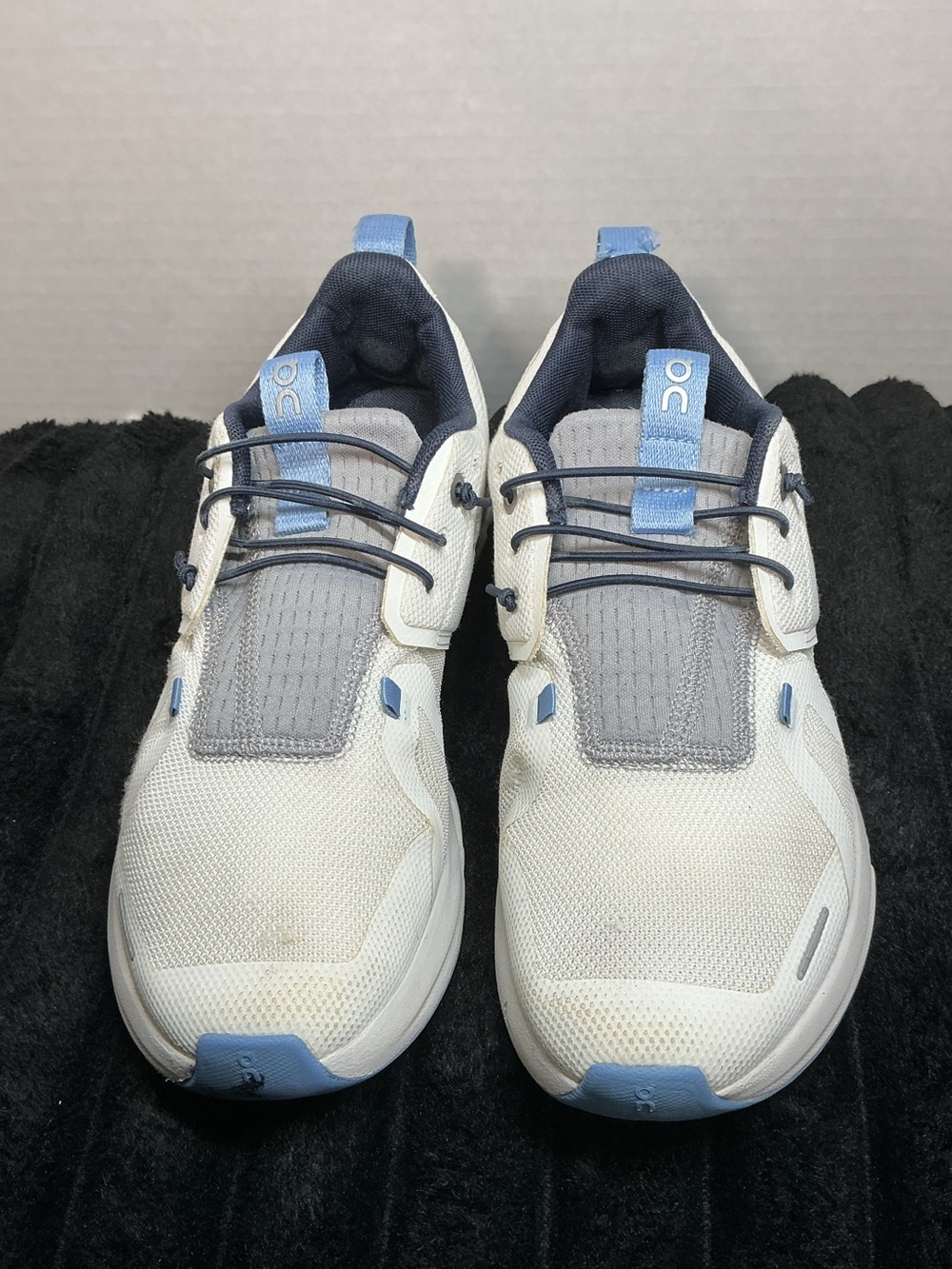 On Cloud Sky Kids 5.5Y / Women’s 7 Running Shoes White Denim Blue - Picture 11 of 16